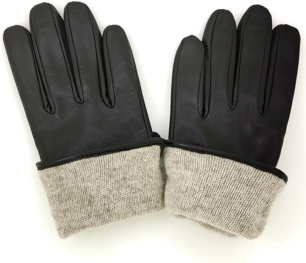 Leather Glove-Gloves-Women’S Lambskin Leather Handwear with Cashmere Lining –Soft, Warm Winter Dress & Driving Accessory