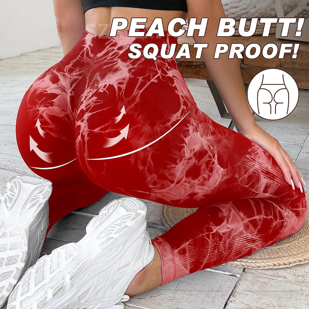 Butt Lifting Leggings for Women Booty High Waisted Workout Yoga Pants Scrunch Butt Gym Seamless Booty Tight