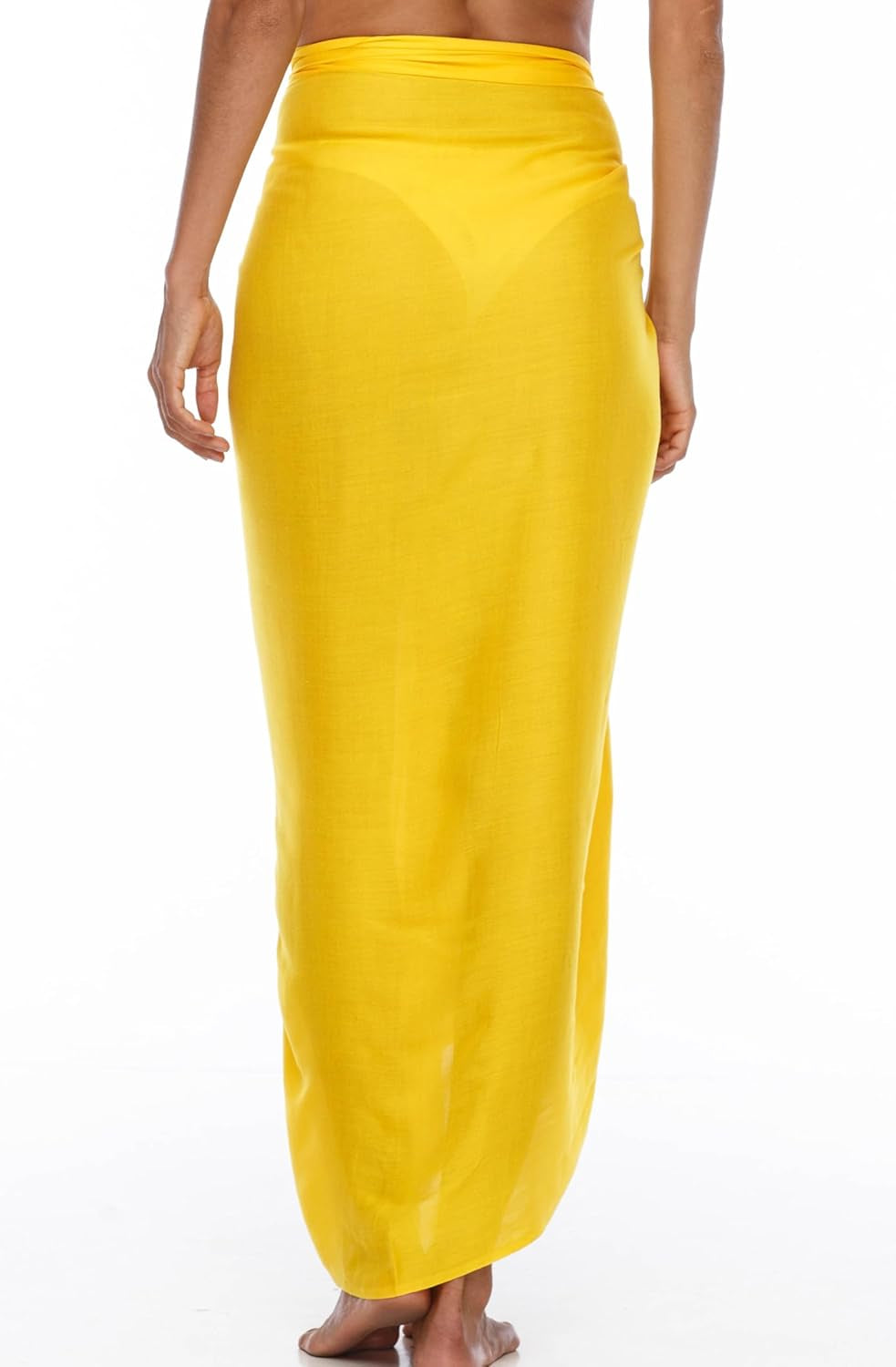 Sarong Wraps for Women Long Beach Pareo with Coconut Clip