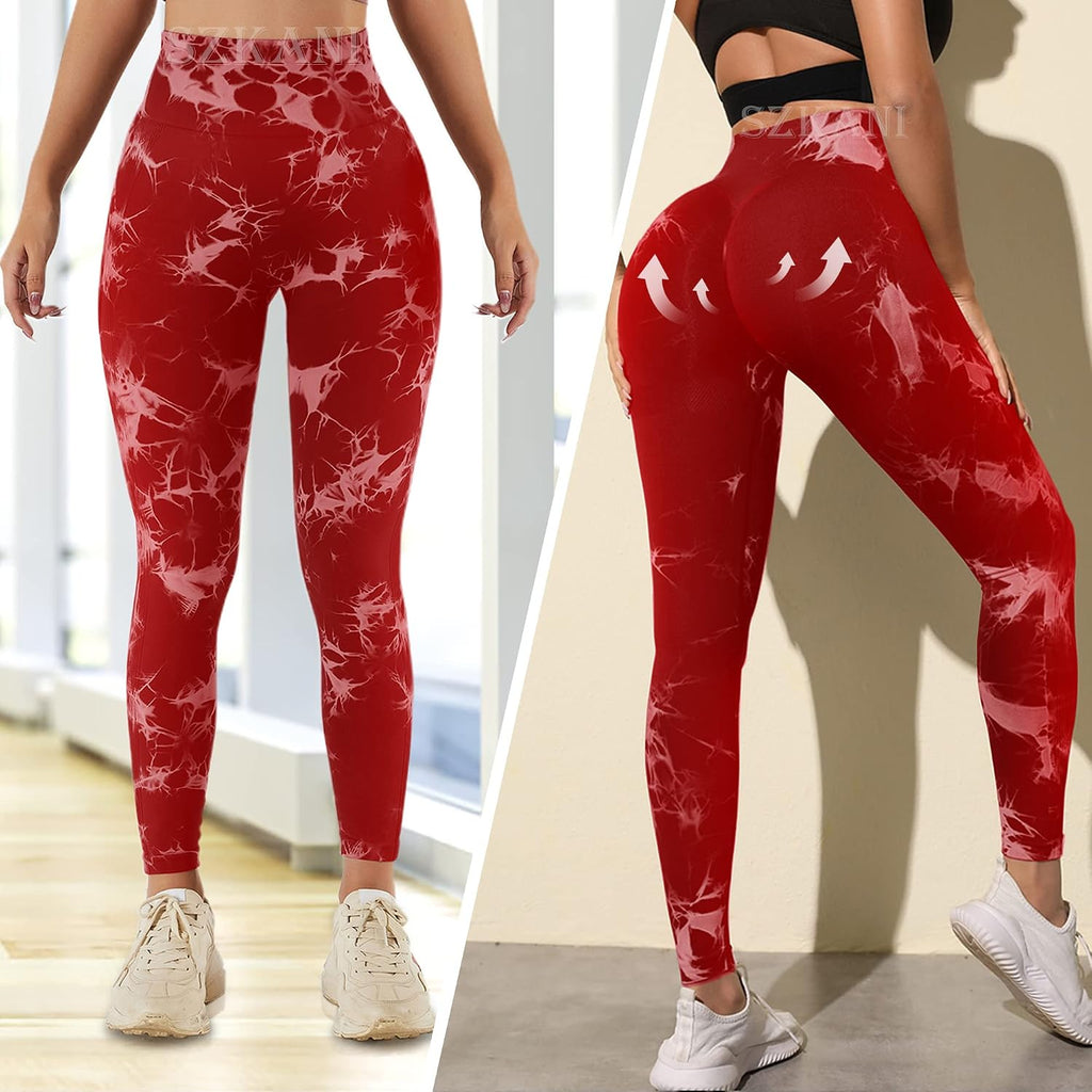 Butt Lifting Leggings for Women Booty High Waisted Workout Yoga Pants Scrunch Butt Gym Seamless Booty Tight