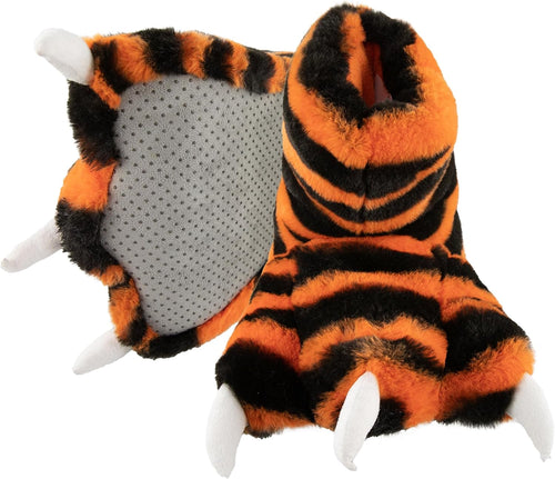 Animal Paw Slippers for Kids and Adults, Cozy Furry Slippers