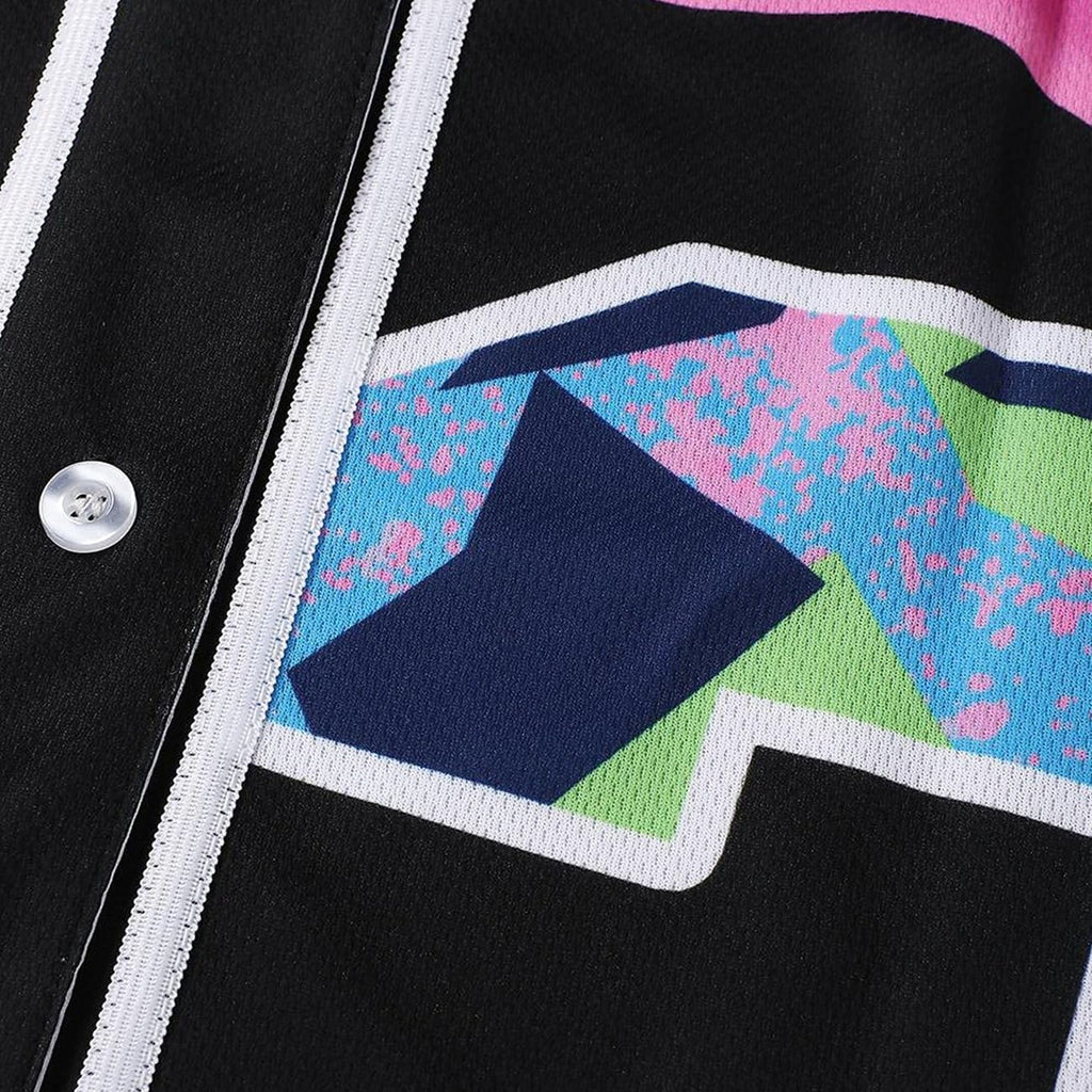 Unisex Bel Air Button down Baseball Jersey, 90S Hip Hop Party Shirt