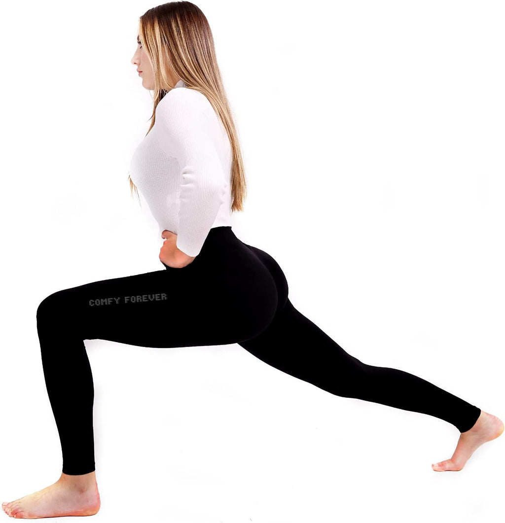 High Waisted Leggings for Women - Full Length, Buttery Soft, Tummy Control Womens Leggings for Workout, Running, Casual Use