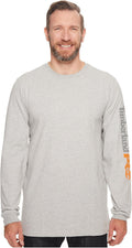 Base Plate Blended Long Sleeve T-Shirt with Logo