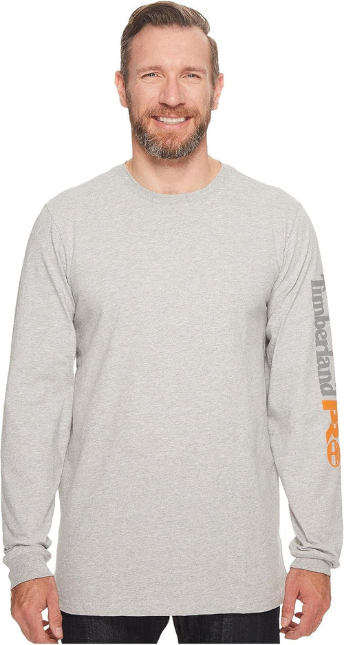Base Plate Blended Long Sleeve T-Shirt with Logo