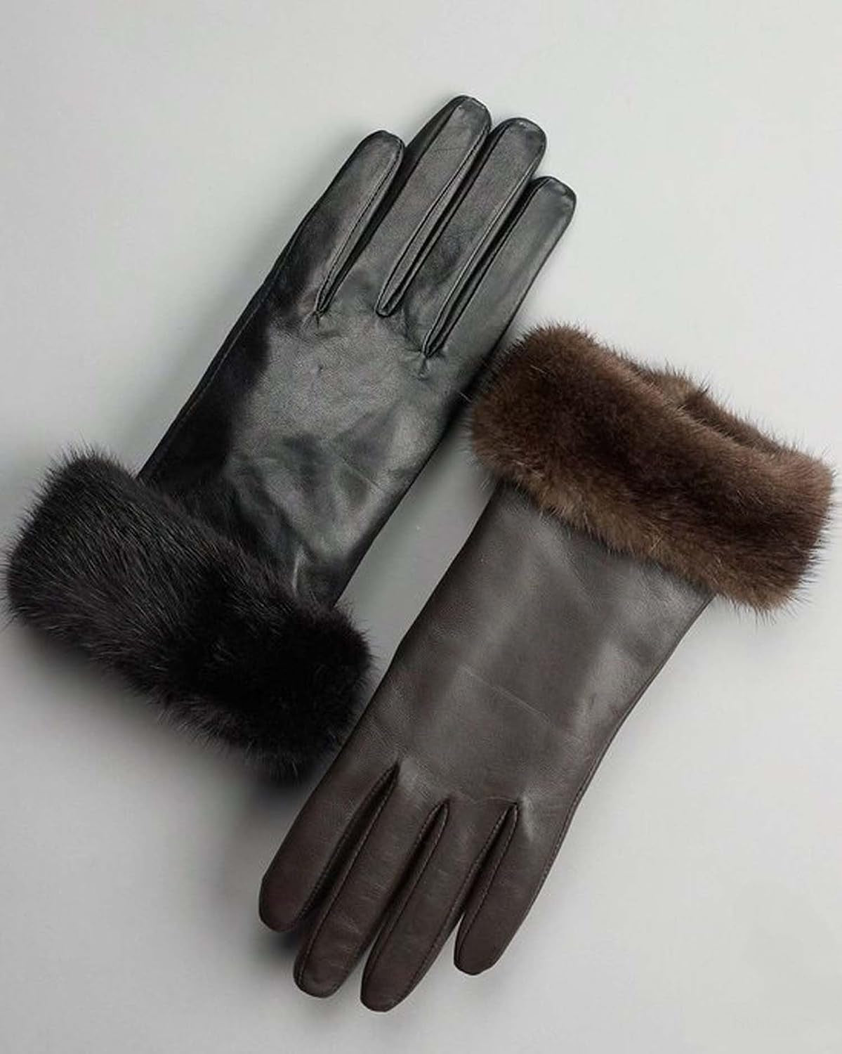 Leather Glove-Gloves-Women’S Lambskin Leather Handwear with Cashmere Lining –Soft, Warm Winter Dress & Driving Accessory