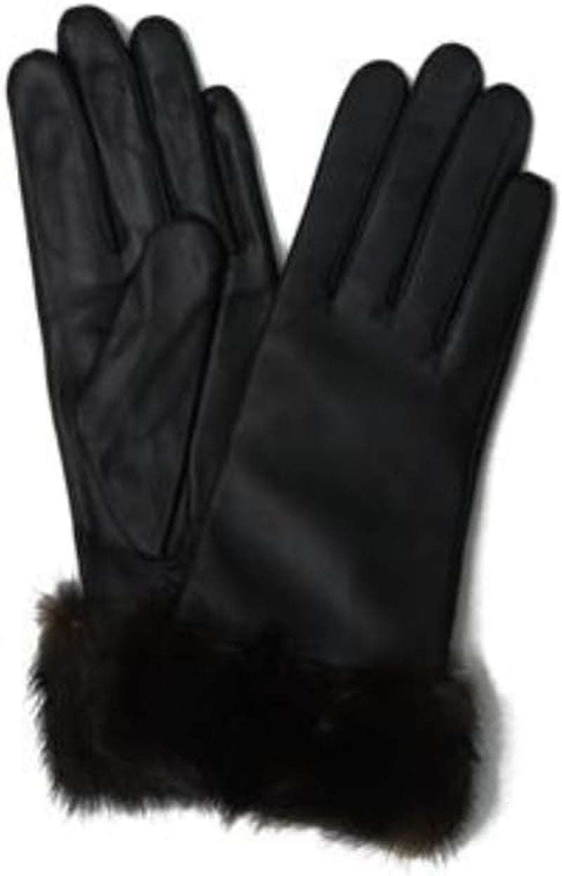 Leather Glove-Gloves-Women’S Lambskin Leather Handwear with Cashmere Lining –Soft, Warm Winter Dress & Driving Accessory